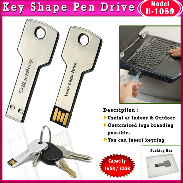 Key Shape Pendrive